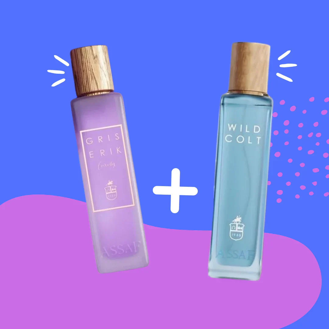 مجموعة Miss Sakura + Wild Colt Eau de Parfum - مجموعة هدايا العطور الفاخرة للرجال والنساء.