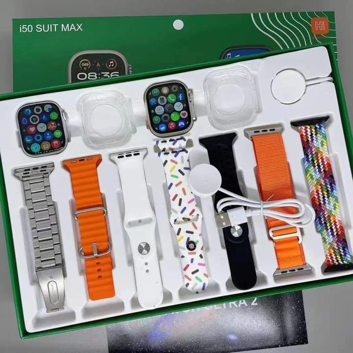 9 in 1 -Ultmra Smart Watch + AirPods | ساعة ذكية وسماعات لاسلكية في باقة واحدة!