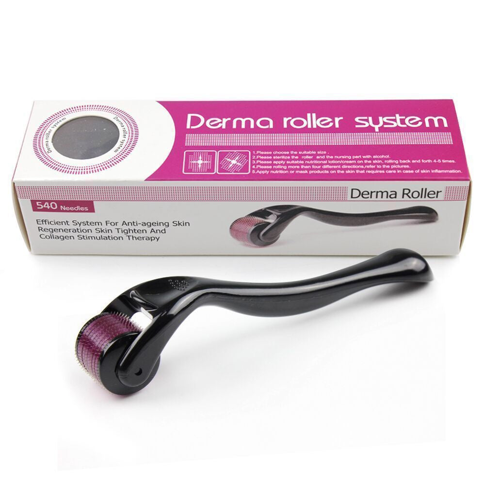 Hair Growth and Skin Derma Roller – 0.5mm Titanium Microneedle Therapy