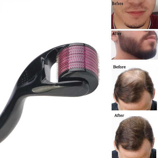 Hair Growth and Skin Derma Roller – 0.5mm Titanium Microneedle Therapy