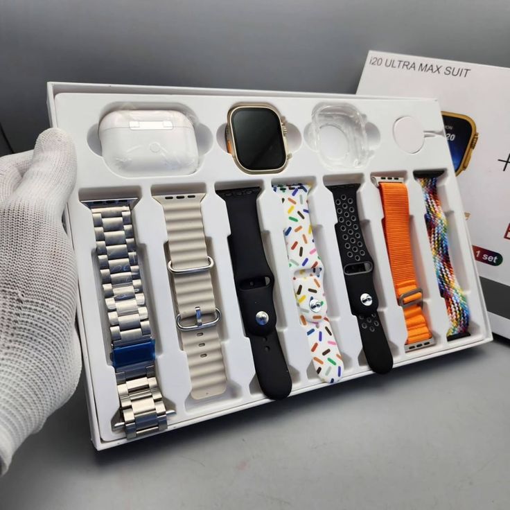 9 in 1 -Ultmra Smart Watch + AirPods | ساعة ذكية وسماعات لاسلكية في باقة واحدة!